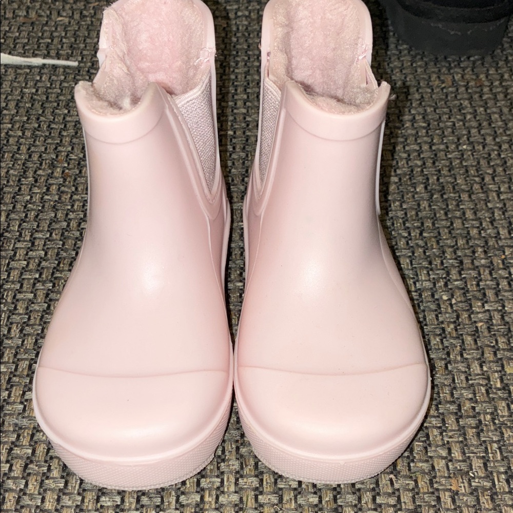 Toddler Pink Ankle Bearpaw Boots